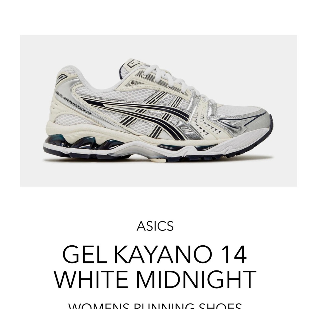 ASICS Gel Kayano 14 Women's Shoes - White and Black